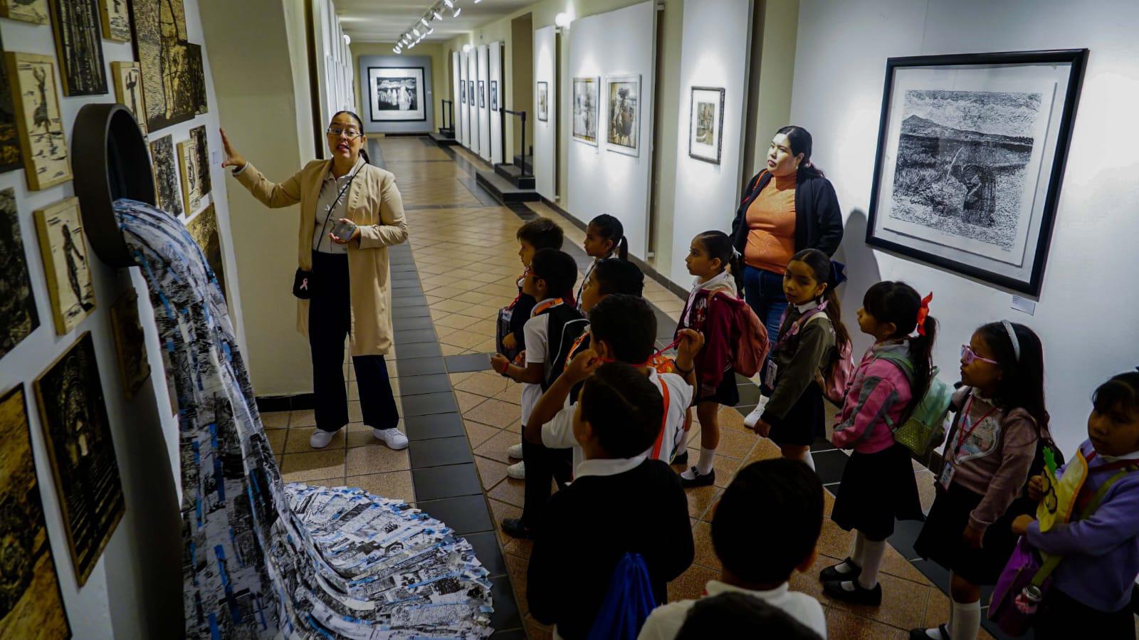 $!Los menores fueron recibidos por guías del Instituto Municipal de Cultura.