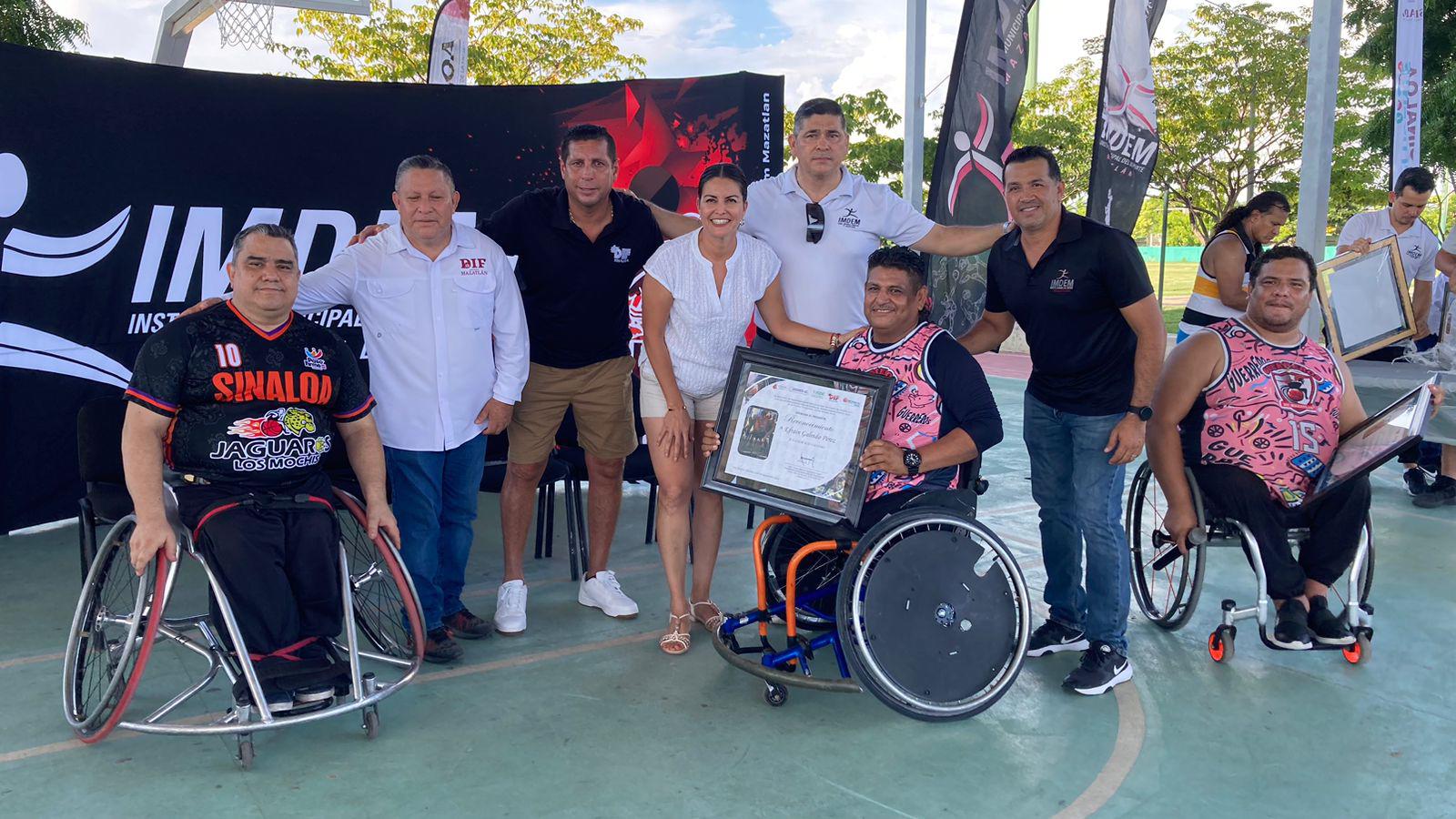 $!Inauguran última etapa de Liga de Baloncesto de Sillas de Ruedas