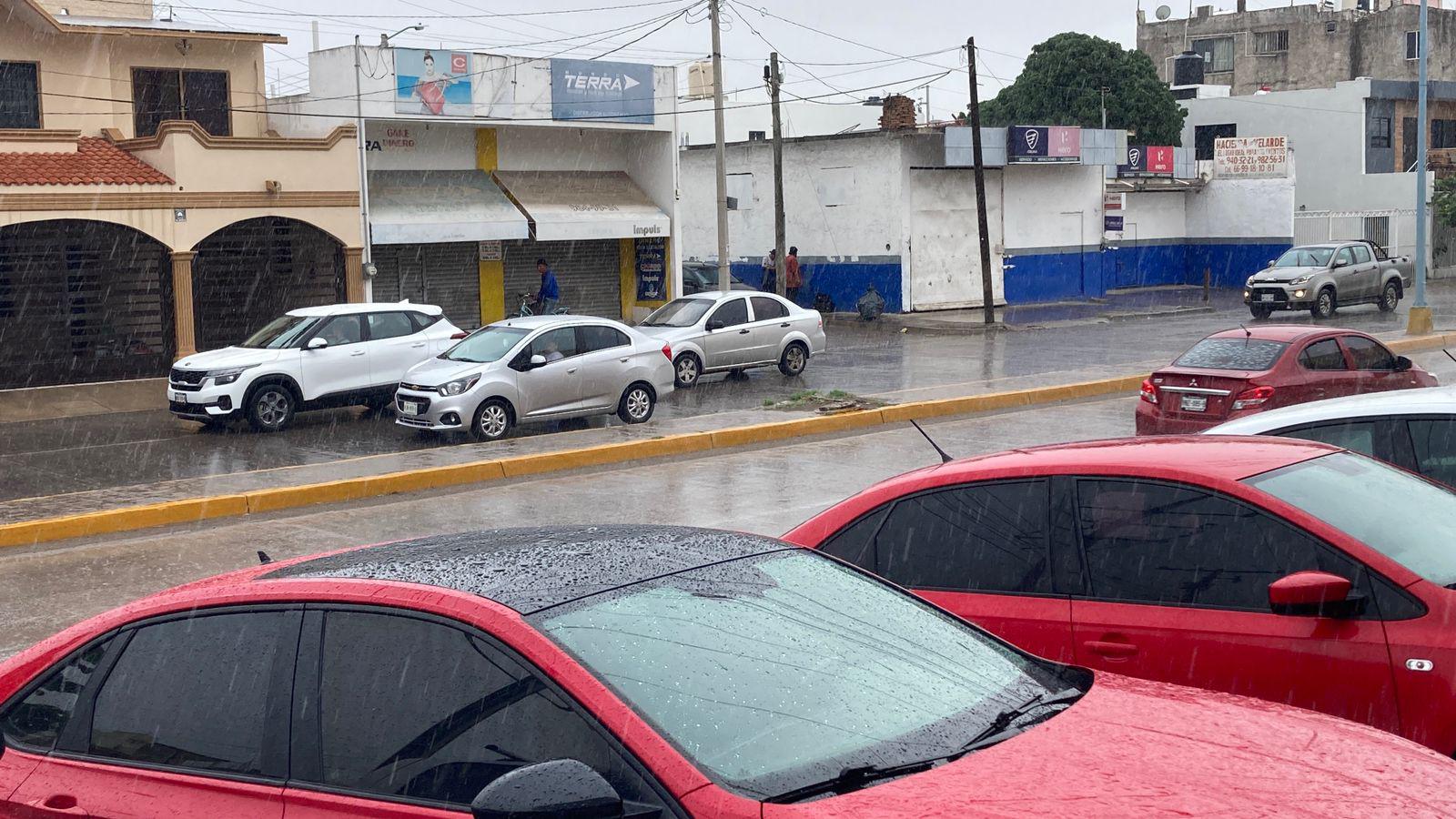 $!Llueve en gran parte de Mazatlán este sábado