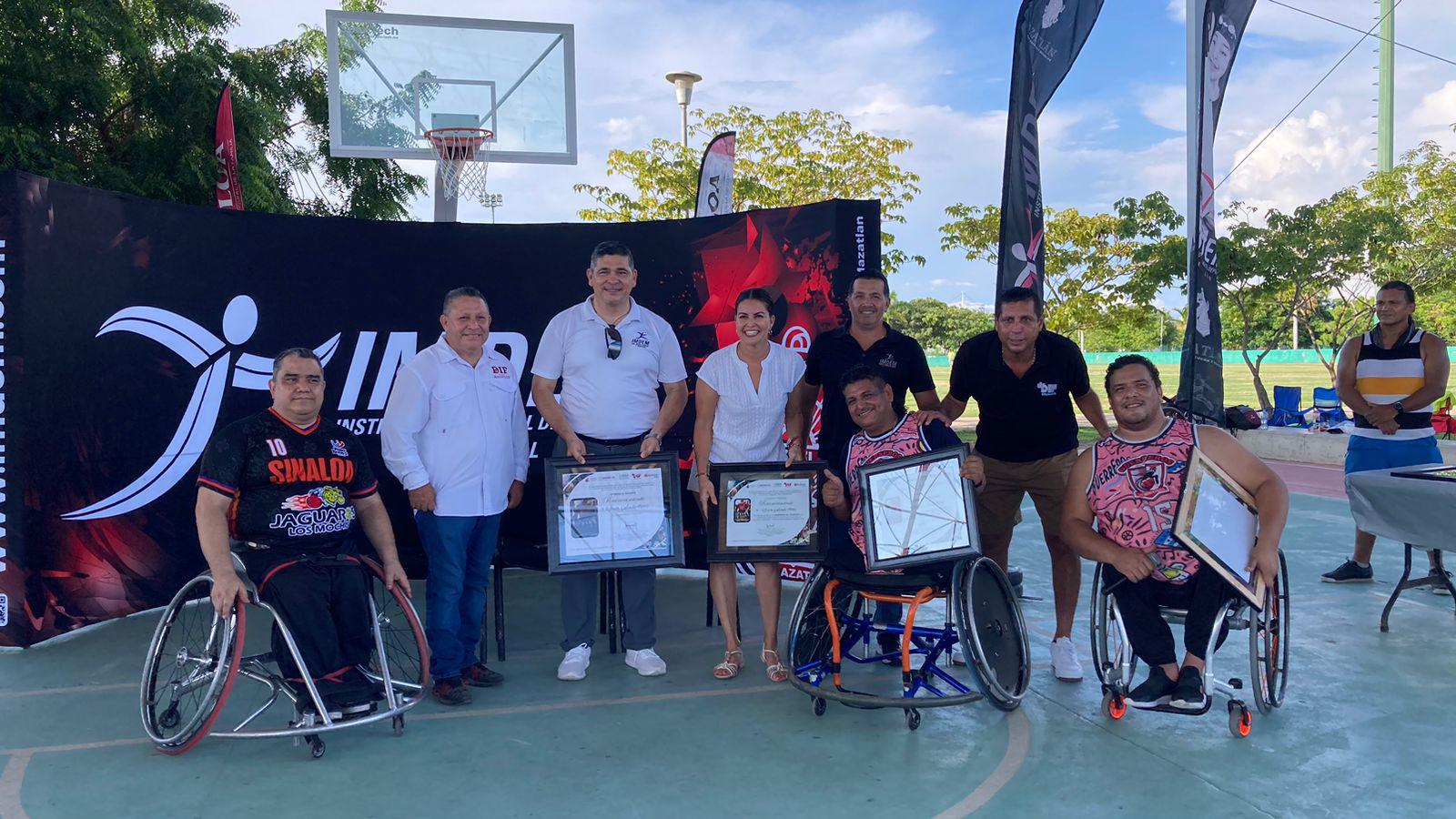 $!Inauguran última etapa de Liga de Baloncesto de Sillas de Ruedas