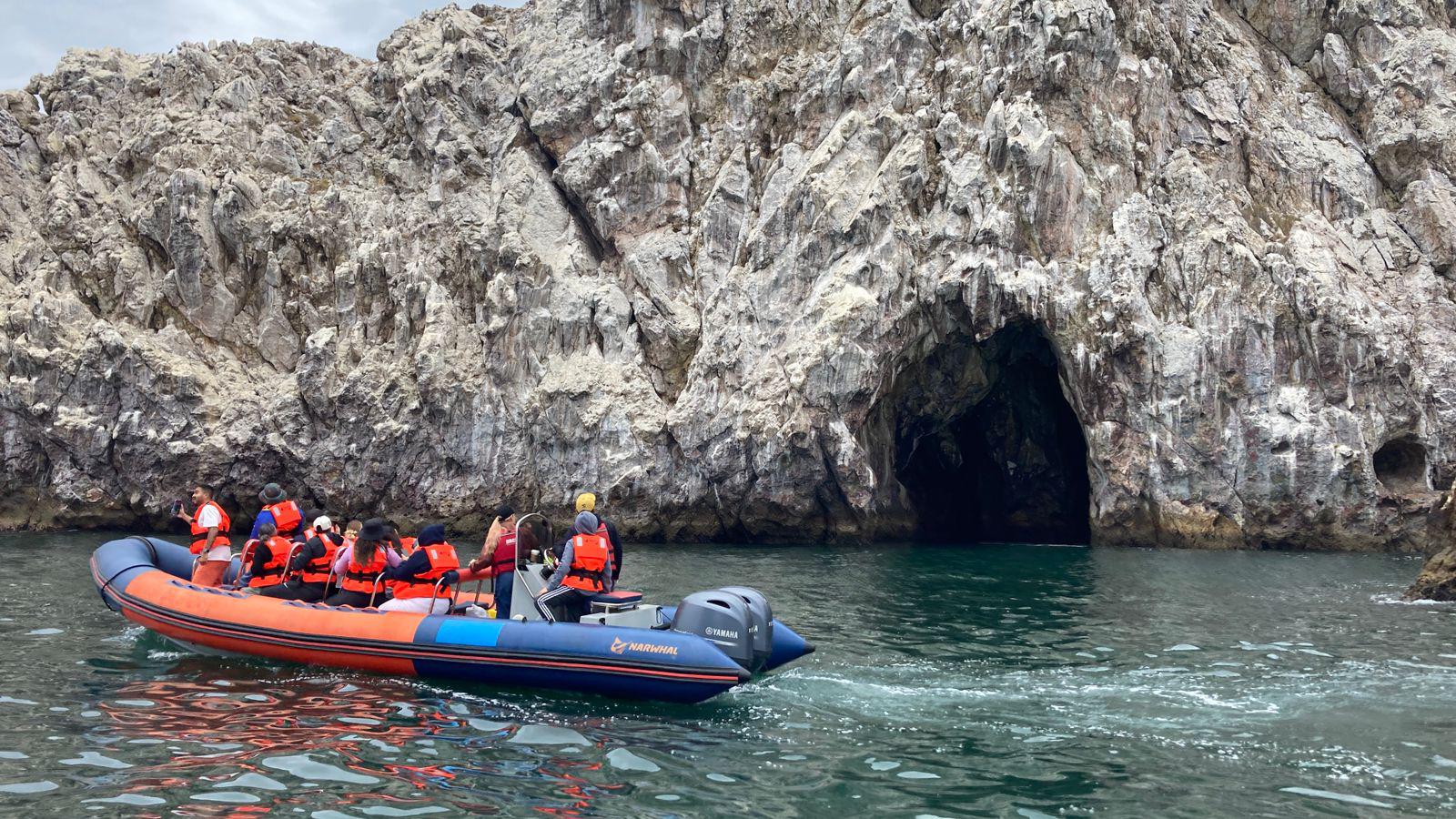 $!Se alista Raben Mazatlán para auxiliar ballenas enmalladas