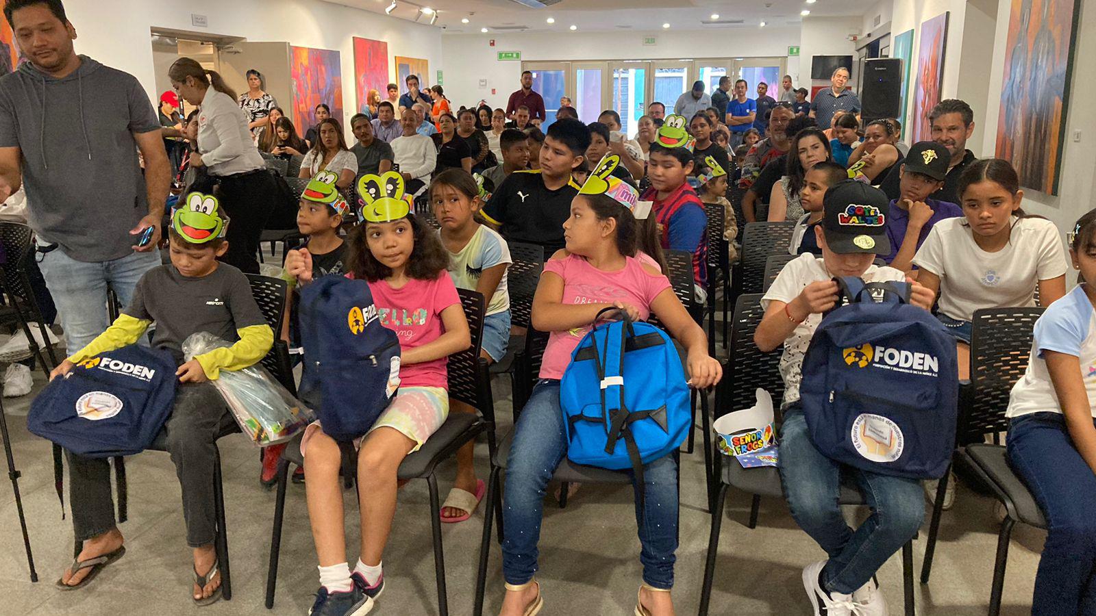 $!Más de 1,200 niños mazatlecos son beneficiados gracias al programa ‘Creando mi futuro’ de Foden