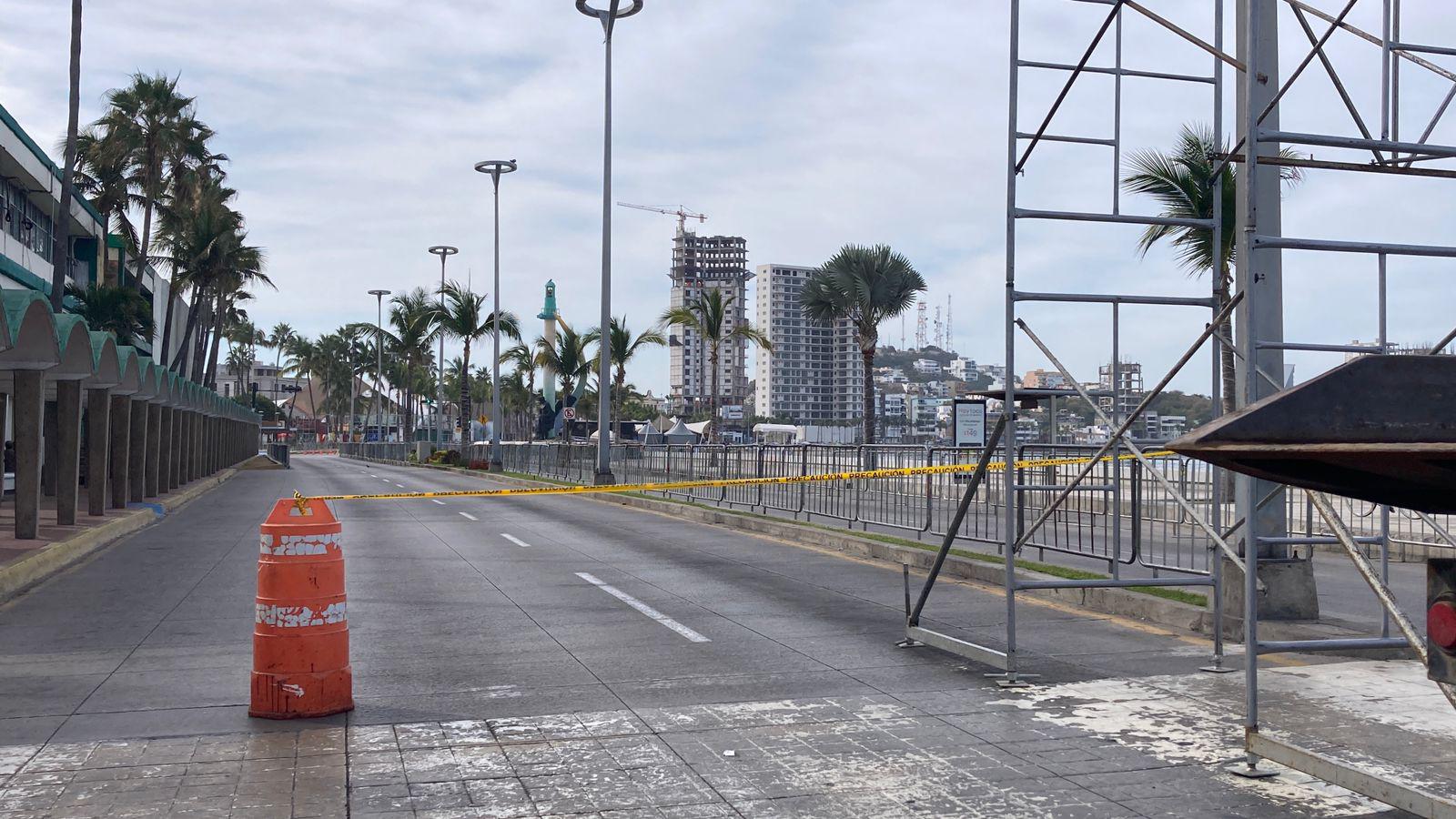 $!Cierran de nuevo Avenida del Mar por el Maratón y Triatlón Pacífico