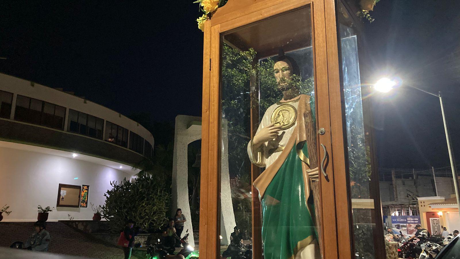 $!Motociclistas recorren Mazatlán en la Moto-Peregrinación en honor a San Judas Tadeo