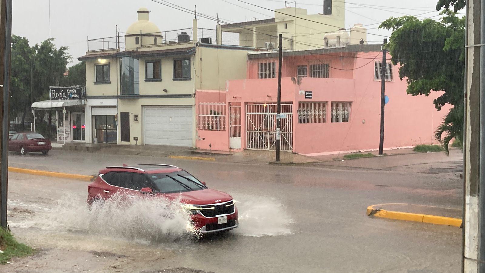 $!Llueve en gran parte de Mazatlán este sábado