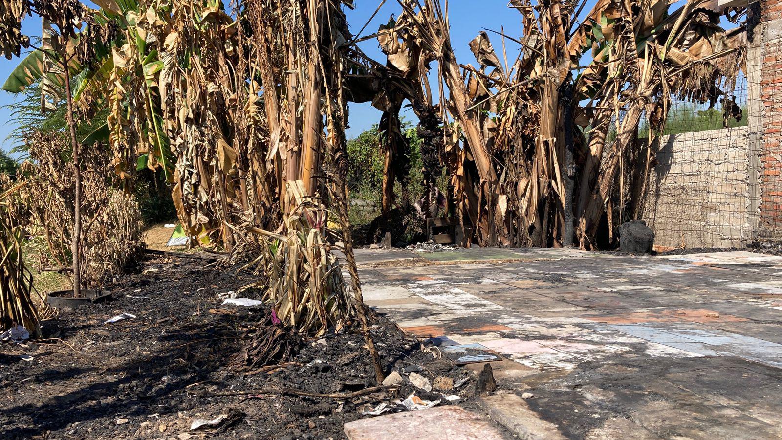 $!Familia pide apoyo tras perderlo todo en incendio en la invasión Bugambilias