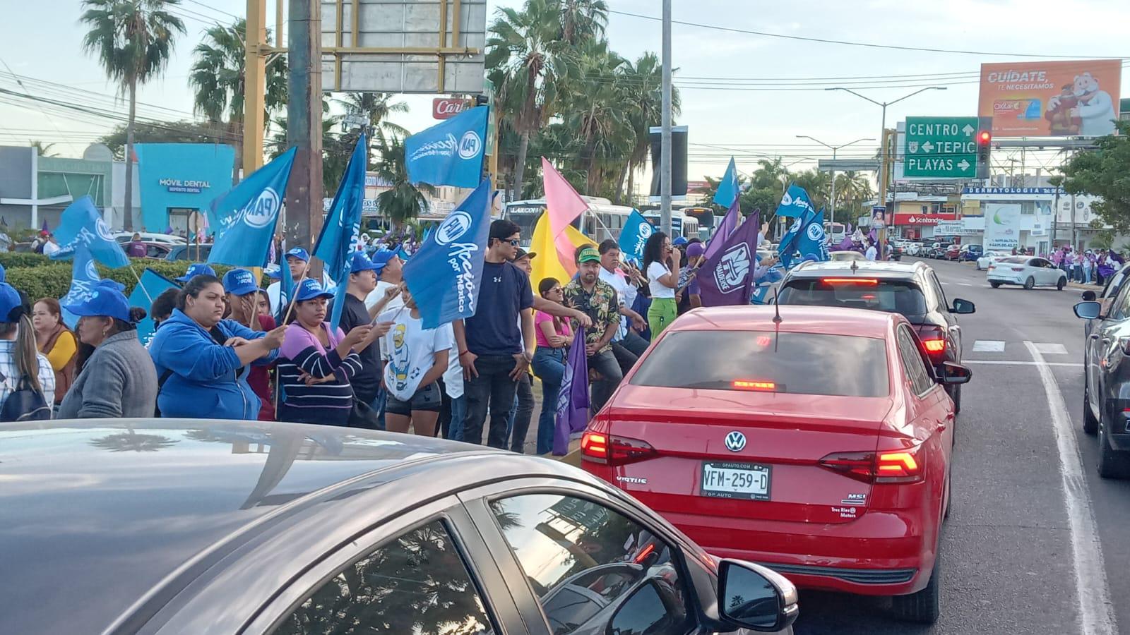 $!Coalición Fuerza y Corazón por México se promueve en Mazatlán aún sin definir sus cartas fuertes