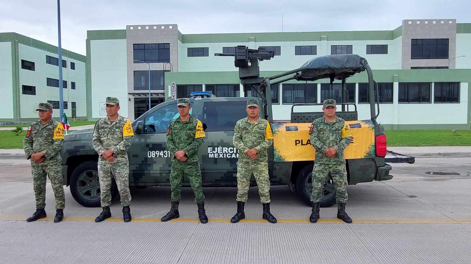 $!Sedena alista el Plan DN-III-E en Culiacán previo a la formación de huracán en el Pacífico