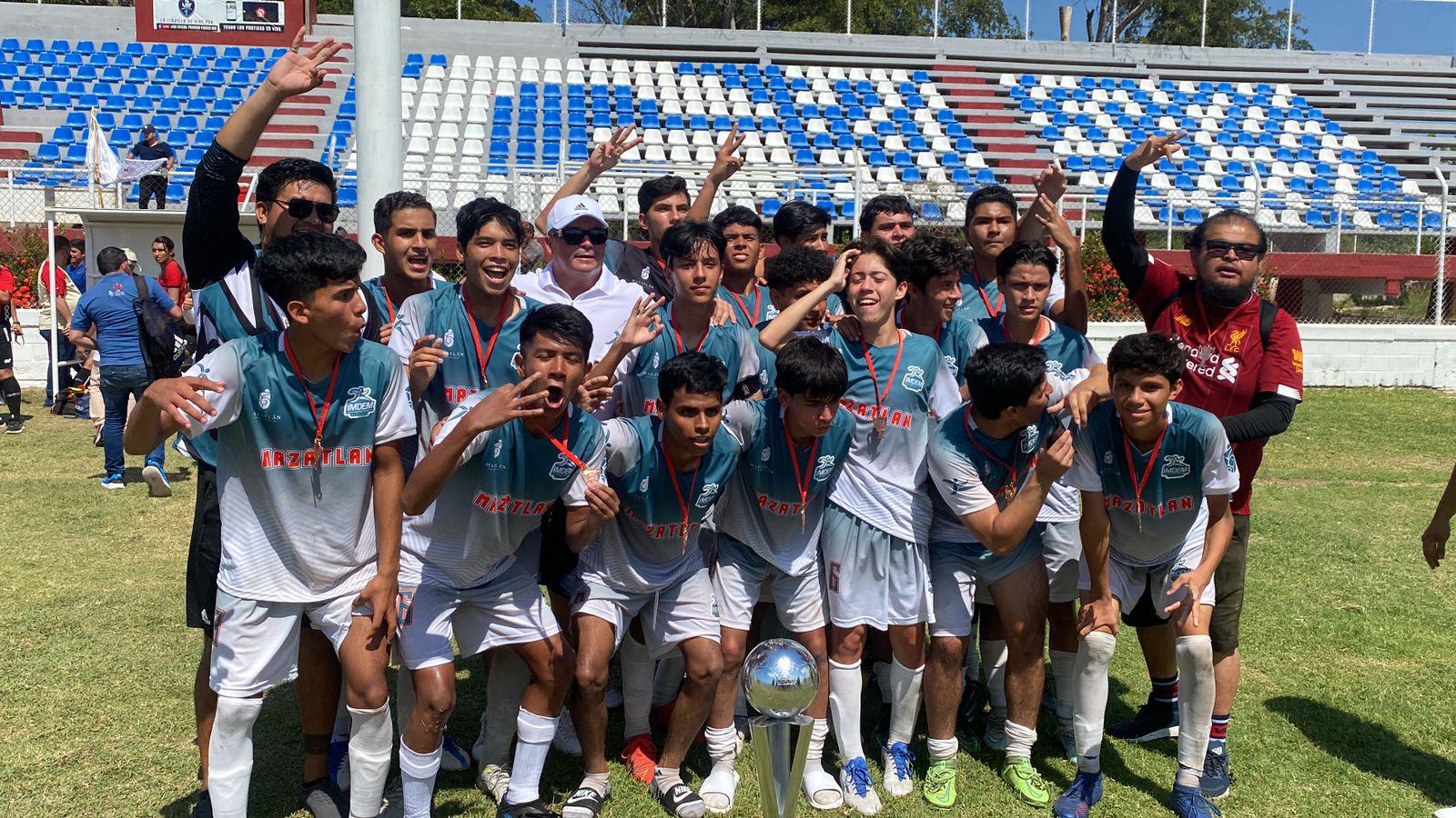 $!Mazatlán conquista Campeonato Estatal Juvenil ‘C’ de Futbol