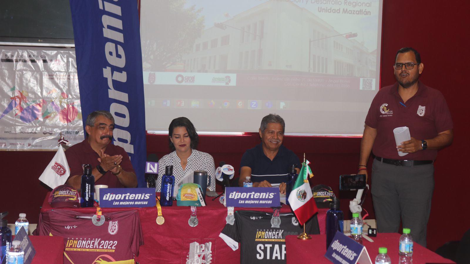 $!Presentan en Mazatlán Carrera IPN Once K 2023