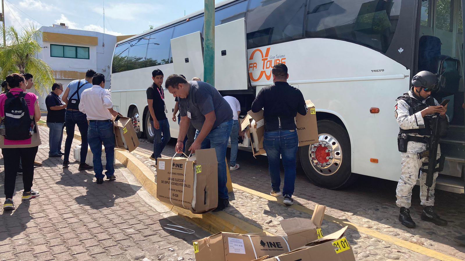 $!Inicia el reparto de paquetes electorales en el sur de Sinaloa rumbo a las elecciones del 2 de junio