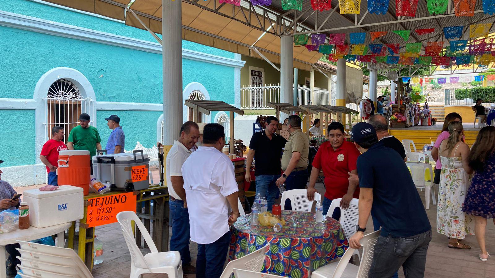 $!Celebran en La Noria el Día del Comerciante con colorida verbena en la plazuela del pueblo