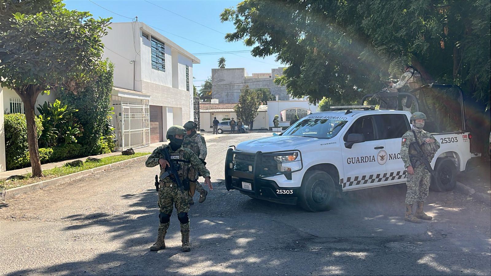 $!Despliegan fuerzas federales operativo en Las Quintas, en Culiacán