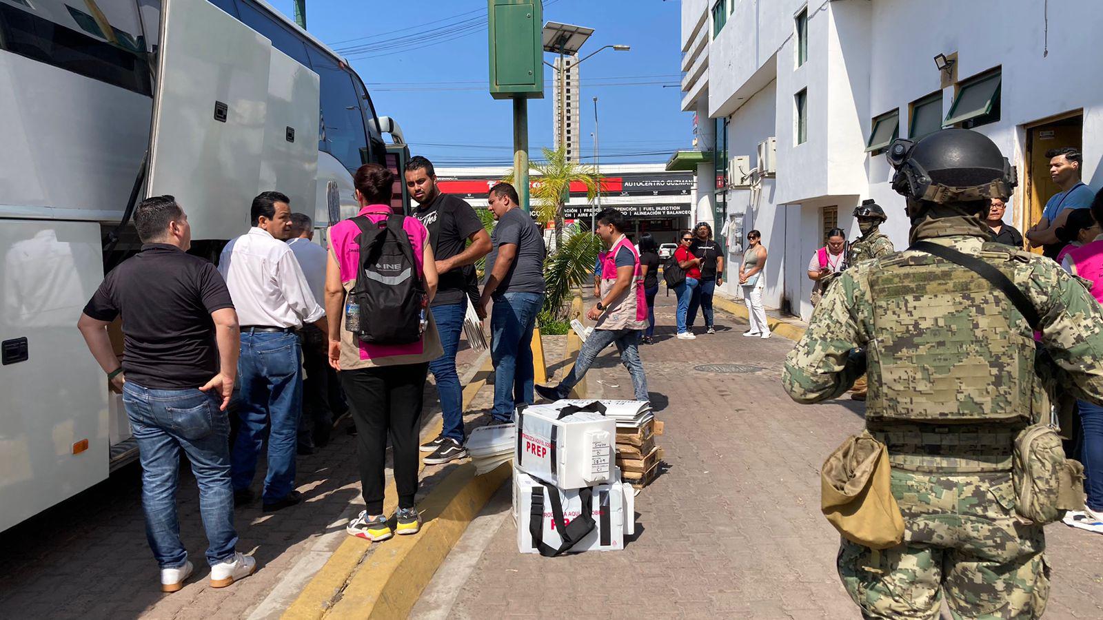 $!Inicia el reparto de paquetes electorales en el sur de Sinaloa rumbo a las elecciones del 2 de junio