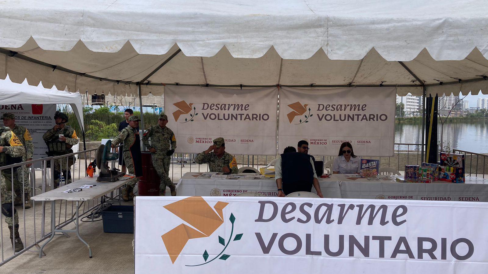 $!Arranca Desarme Voluntario dentro de la Feria de la Paz en Mazatlán