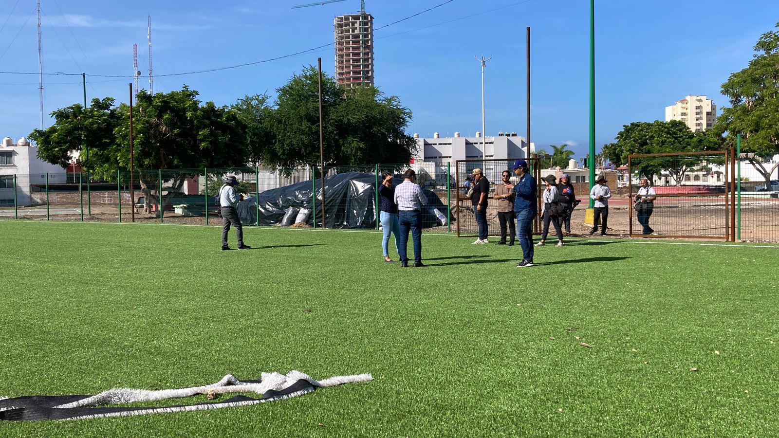 $!Rehabilitan Unidad Deportiva Sahop en Mazatlán con una inversión de cerca de $5 millones