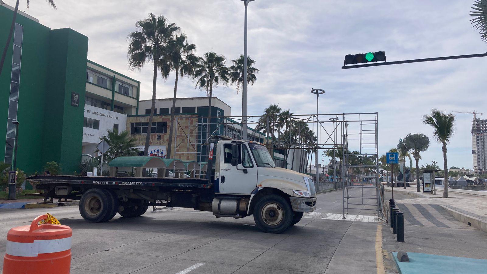 $!Cierran de nuevo Avenida del Mar por el Maratón y Triatlón Pacífico