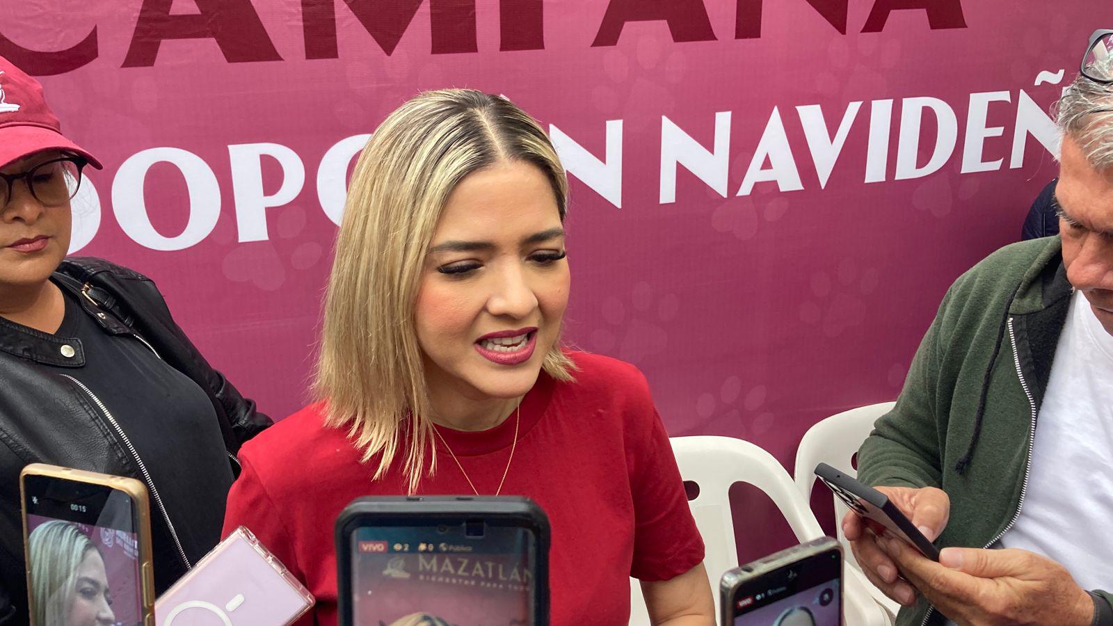 $!Por el momento, no se tiene prevista visita o reunión en Mazatlán con Harfuch, señala la Alcaldesa Estrella Palacios