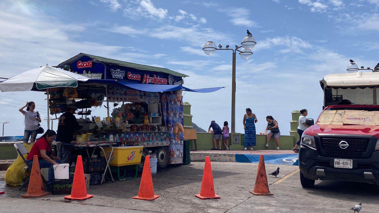 $!Mazatlán comienza el sábado sin mucha afluencia de turistas en sus zonas de atractivos