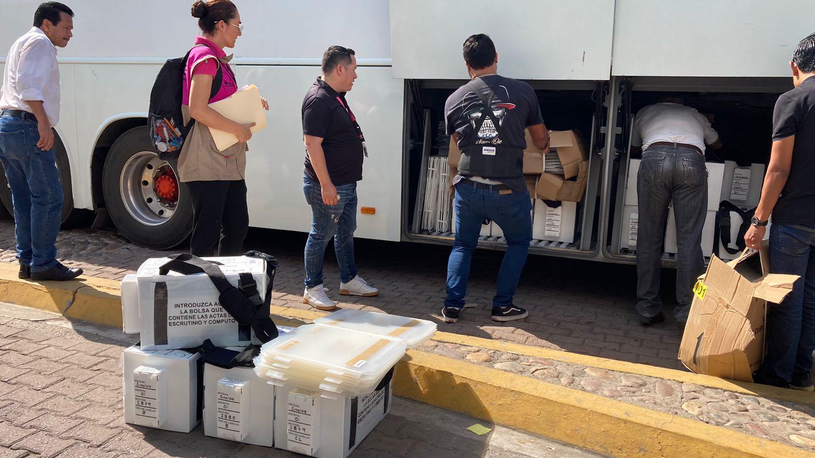 $!Inicia el reparto de paquetes electorales en el sur de Sinaloa rumbo a las elecciones del 2 de junio