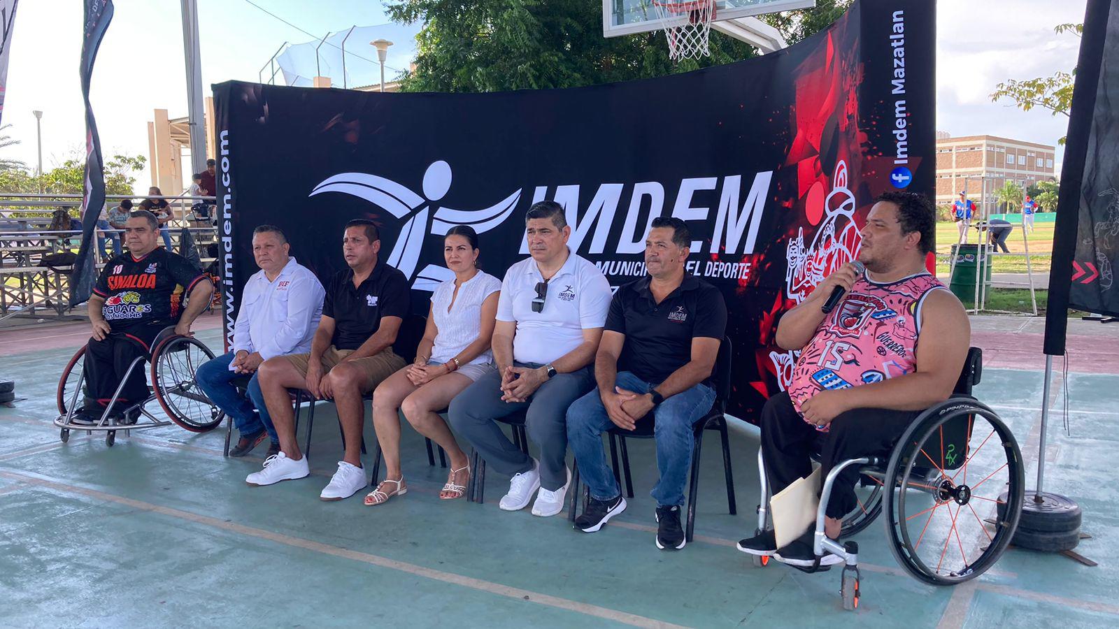 $!Inauguran última etapa de Liga de Baloncesto de Sillas de Ruedas