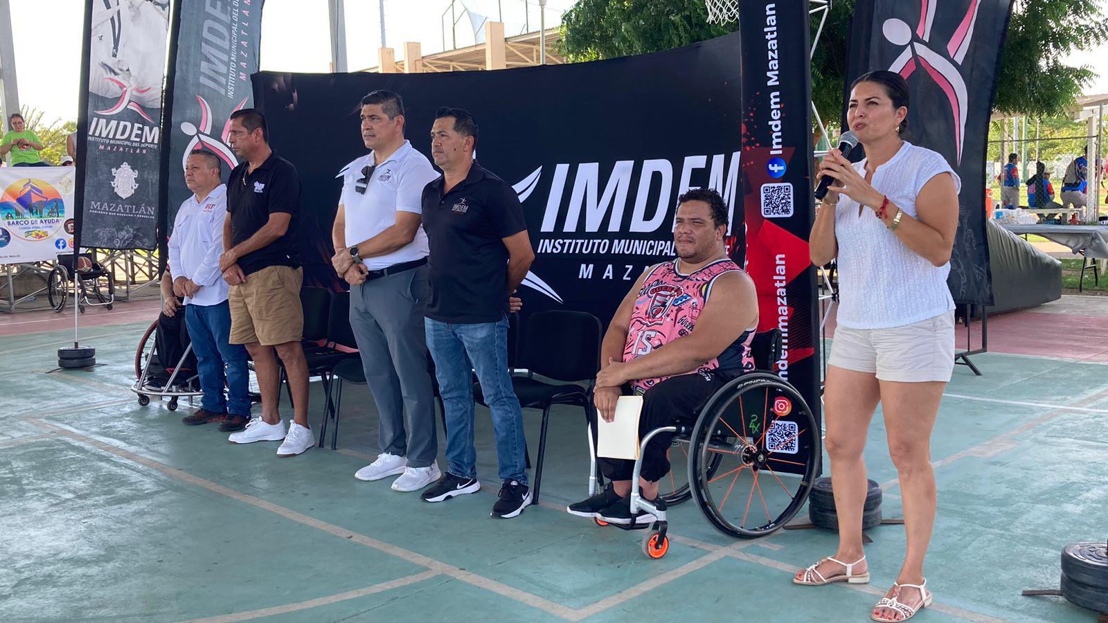 $!Inauguran última etapa de Liga de Baloncesto de Sillas de Ruedas