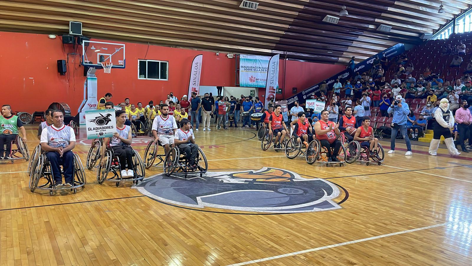 $!Inauguran en Culiacán Primer Torneo de Basquetbol en Silla de Ruedas