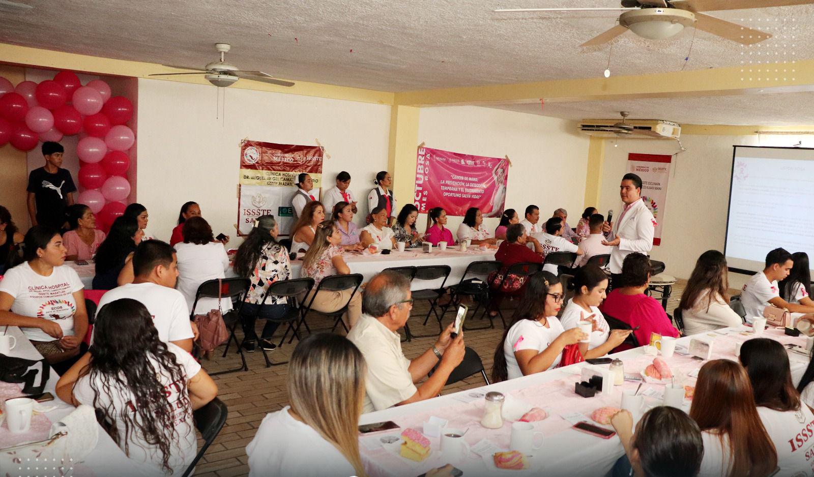 $!Colaboran en Escuinapa para concientizar sobre el cáncer de mama