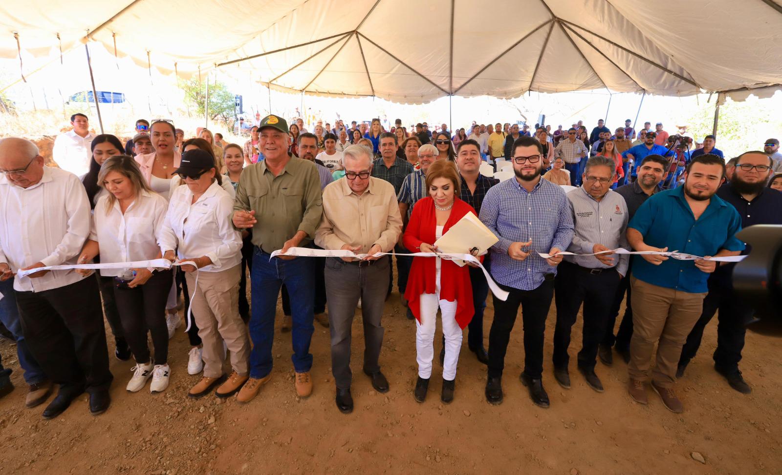 $!Inaugura Gobierno de Sinaloa represo en El Fuerte; es el séptimo en la administración