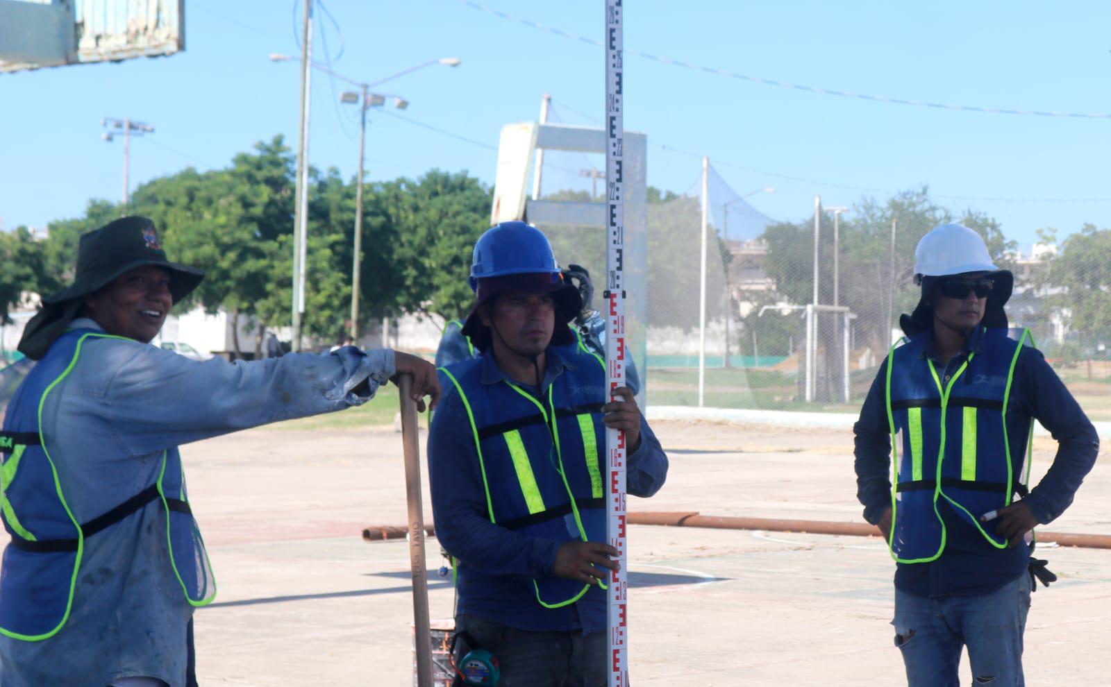 $!Ponen en marcha remodelación de Unidad Deportiva Sahop