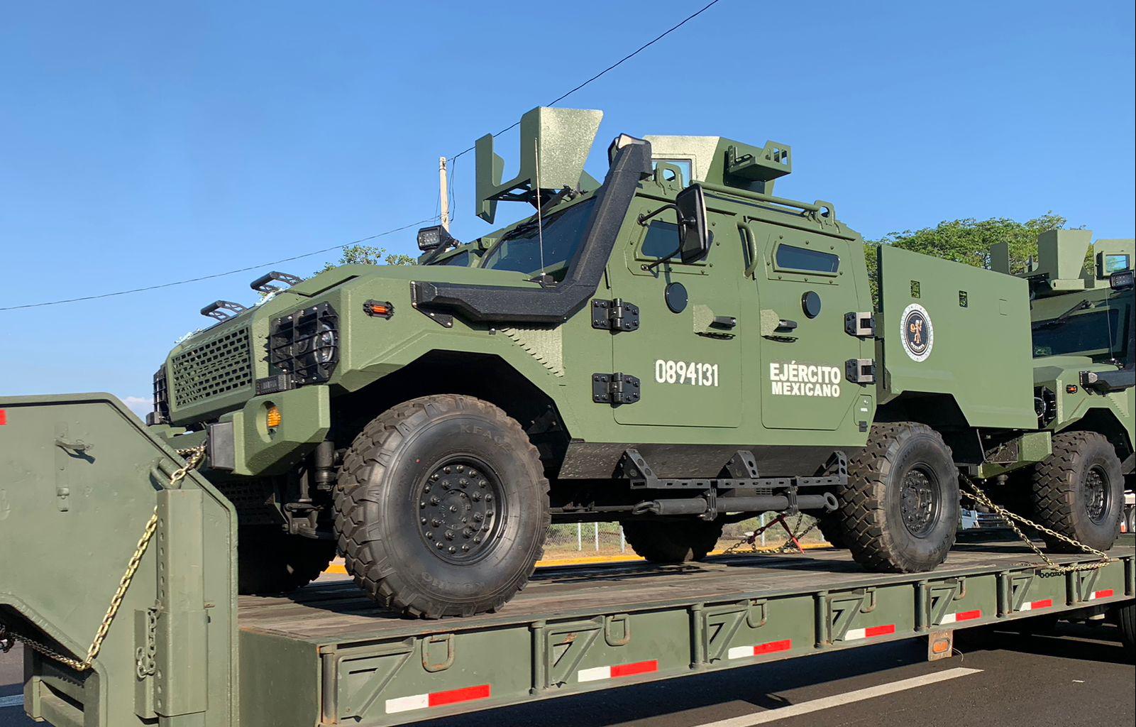 $!Arriban a Culiacán camionetas blindadas ‘Ocelotl’ para ayudar en labores de vigilancia