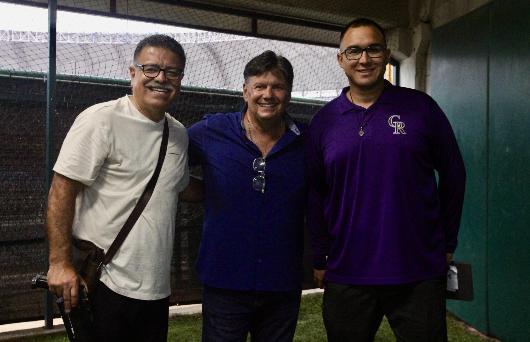 $!Scout de Rockies de Colorado visita Academia de Beisbol de Venados de Mazatlán