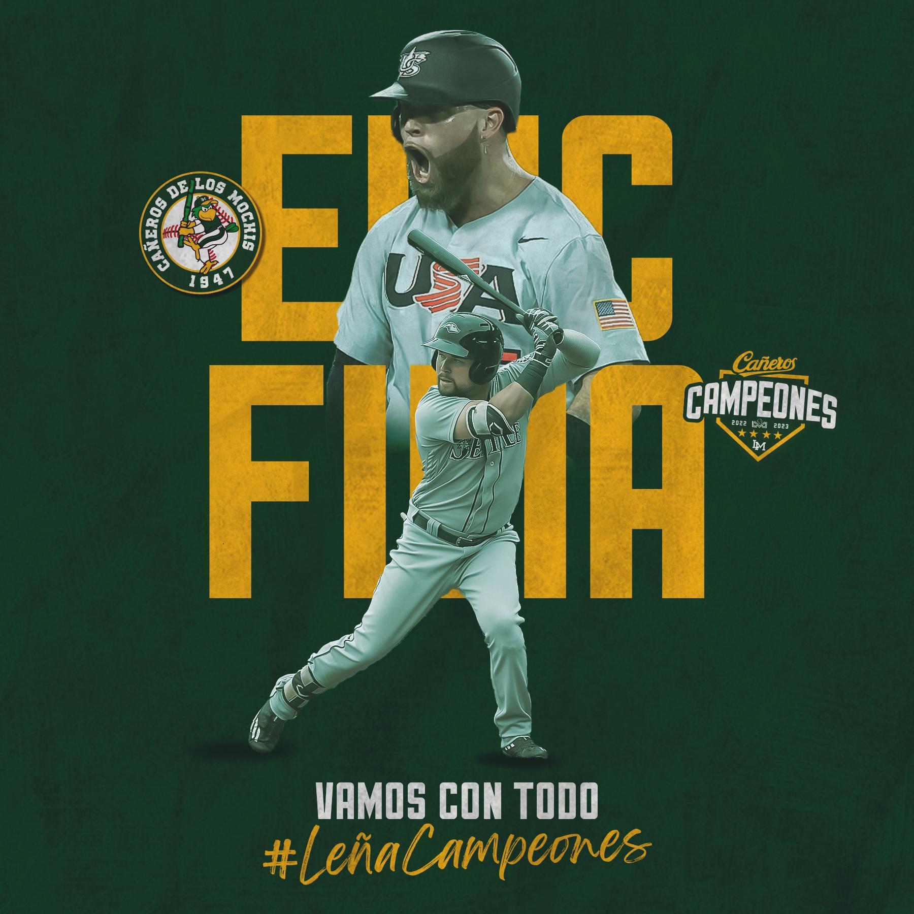 $!Eric Filia refuerza el lineup de Cañeros de Los Mochis