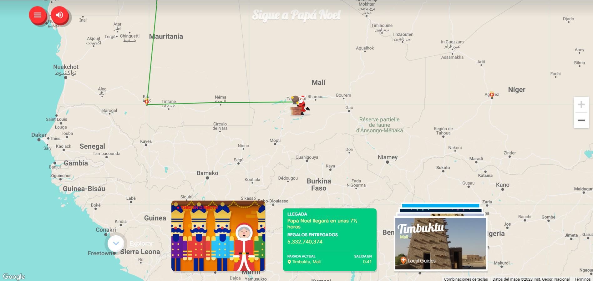 $!Sigue el recorrido de Santa Clos y juega en su aldea navideña con el Google Santa Tracker