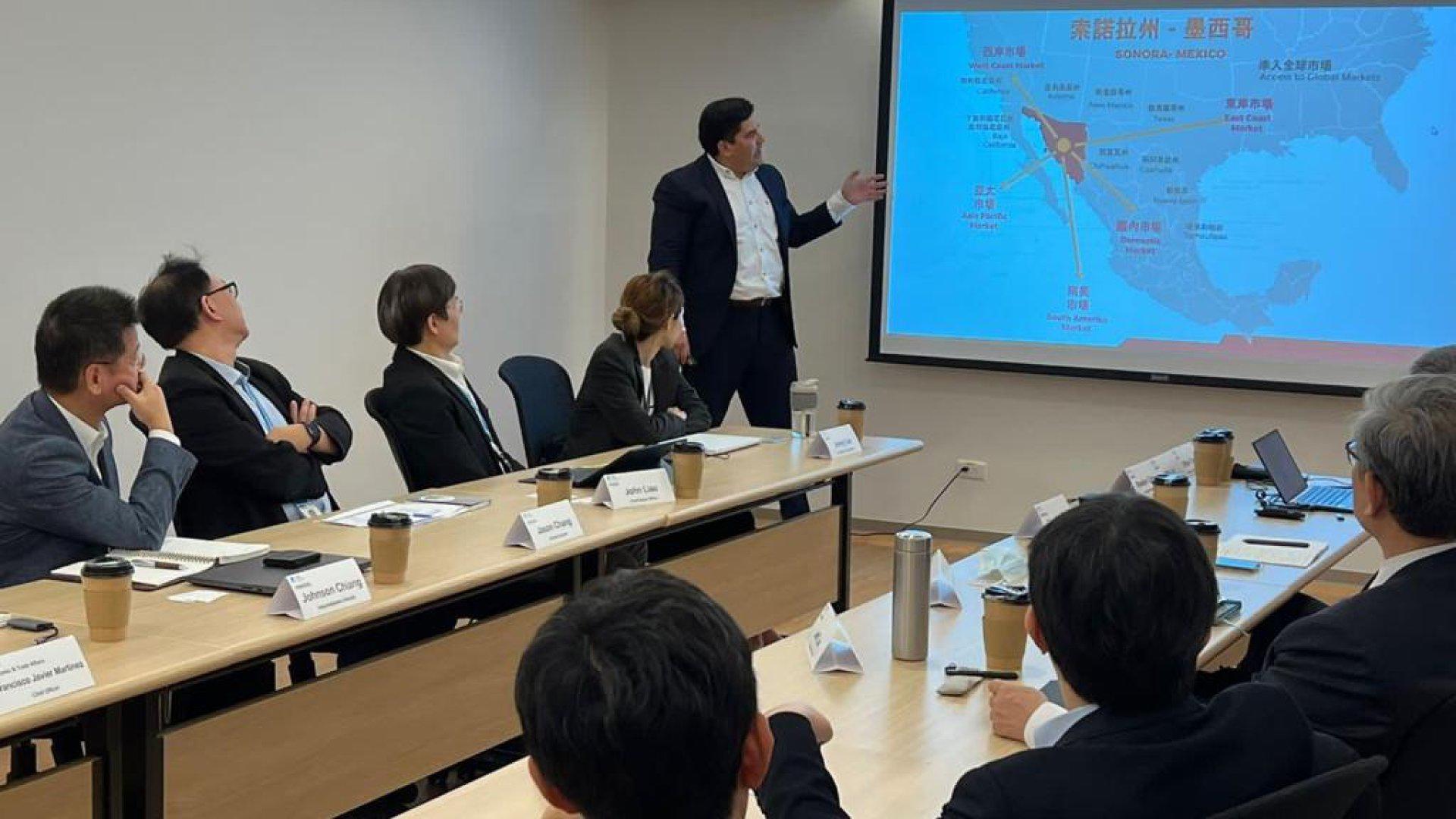 $!Presentación de Plan Sonora a industrias tecnológicas de Taiwán.