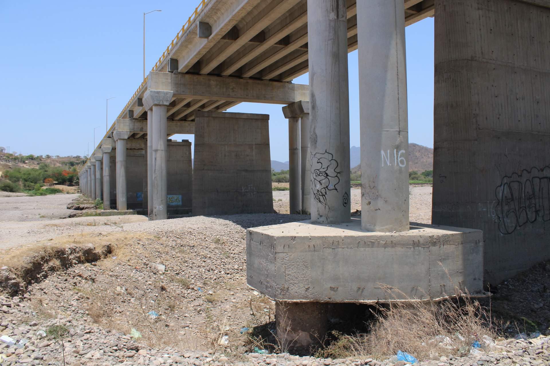 $!Pega el estiaje en el Río Baluarte, en Rosario