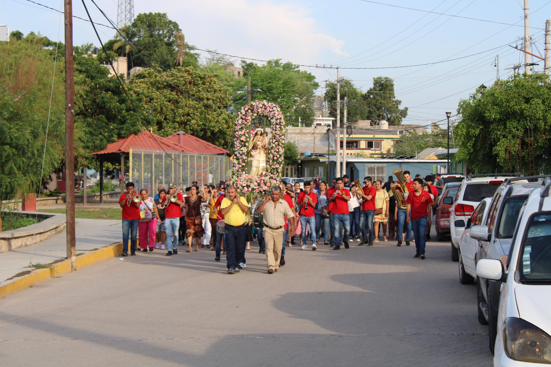 $!Celebran a la Virgen del Carmen en Rosario