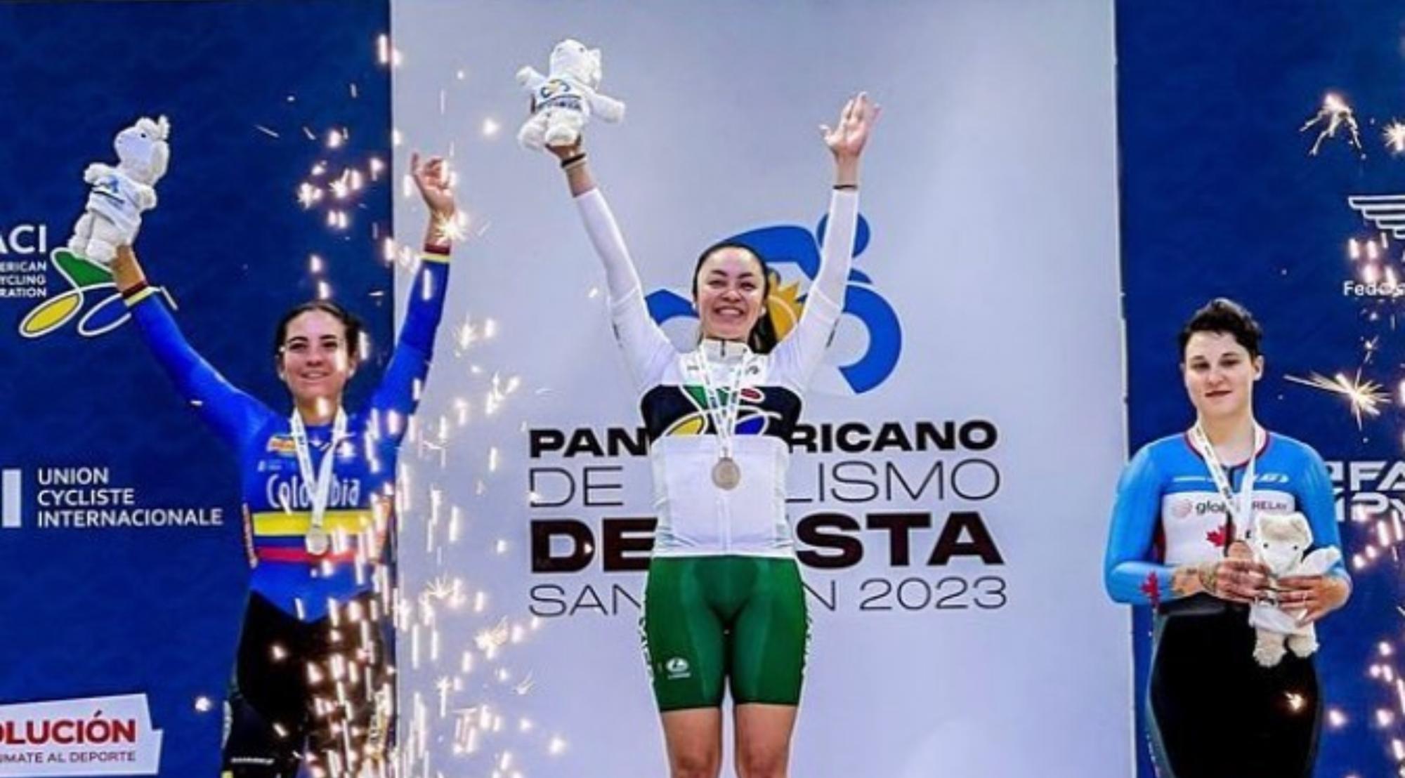 $!Sinaloenses suman plata en Panamericano de Ciclismo de Pista