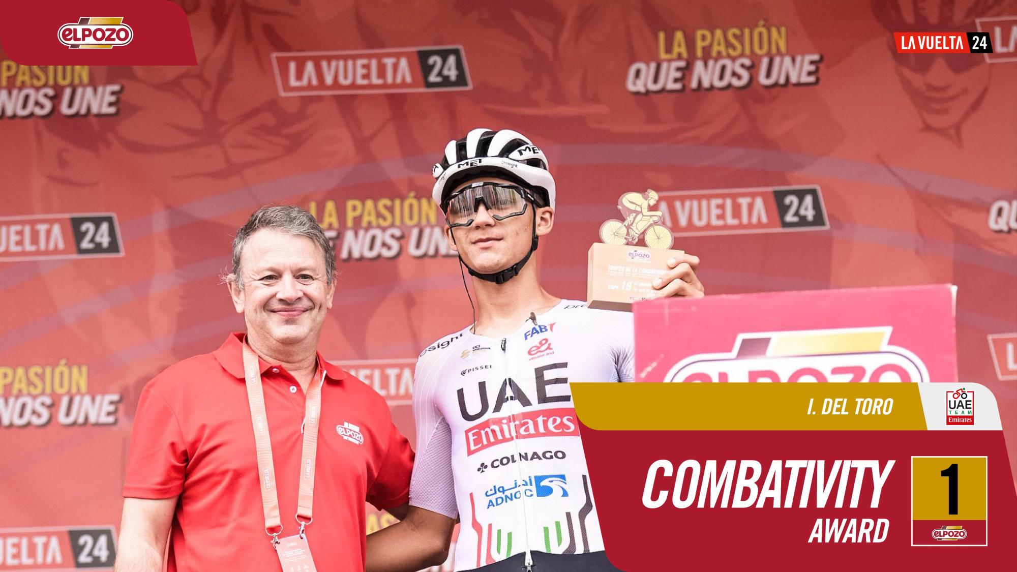 $!Isaac del Toro asciende 7 puestos en La Vuelta a España antes de la etapa final