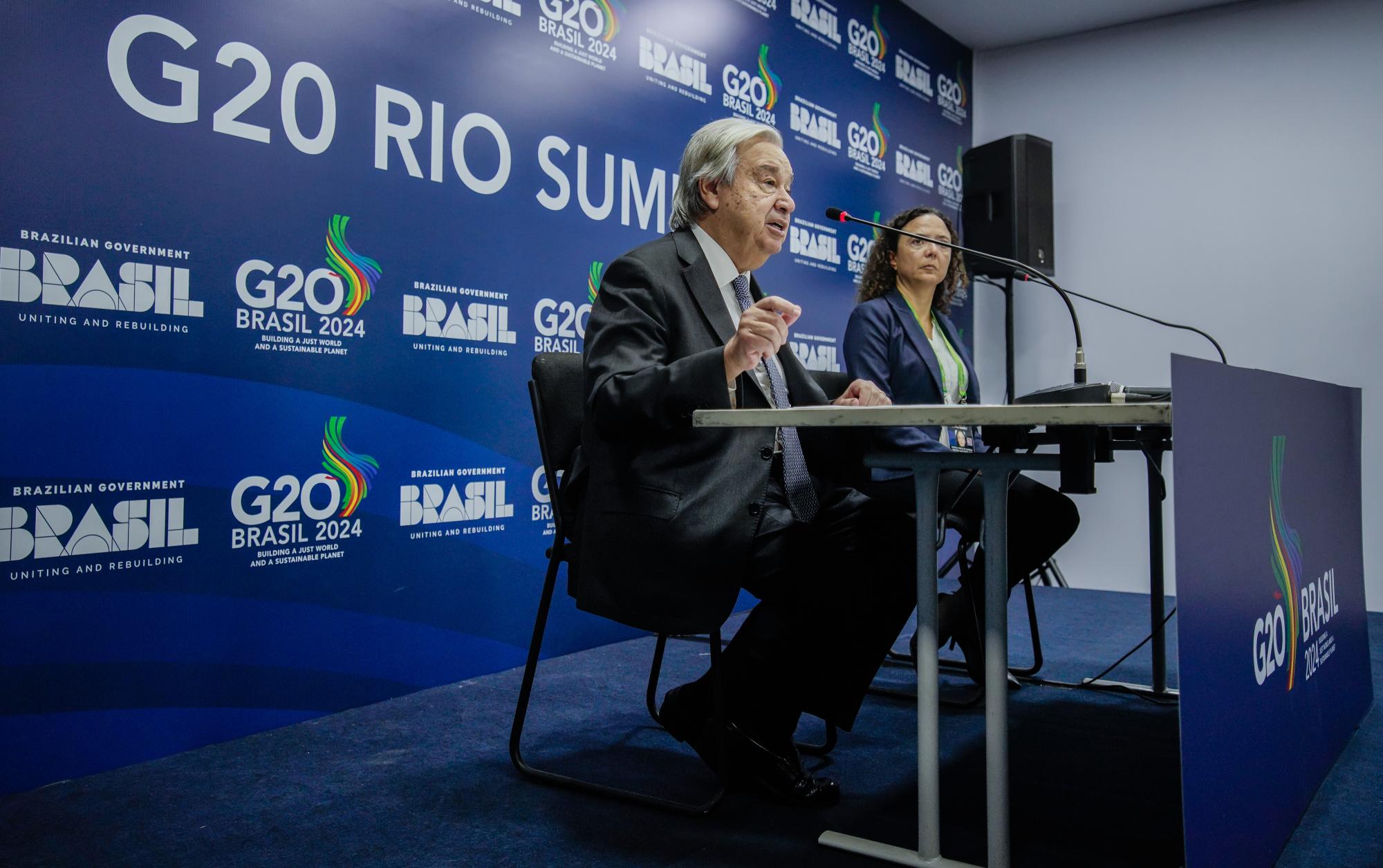 $!Guterres insta al G20 a liderar la solución de los problemas mundiales