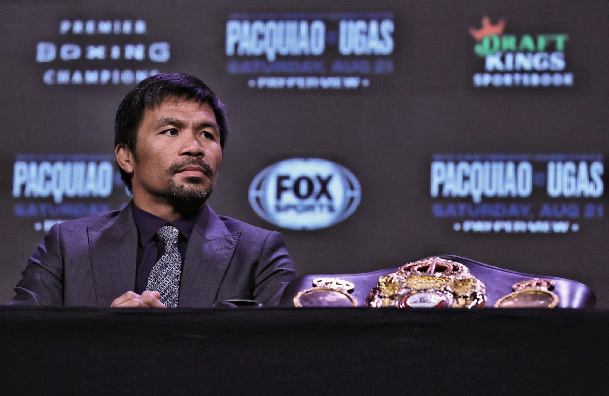 $!Pacquiao regresa este sábado al ring con el cetro Welter AMB en juego