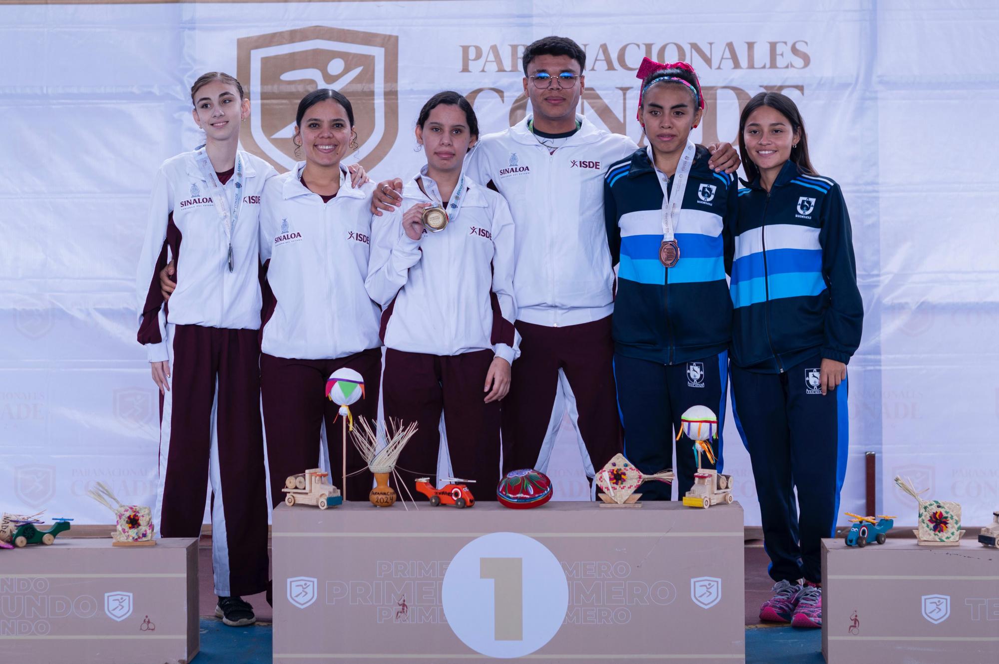 $!Gran día para Sinaloa en paratletismo de Paranacionales Conade