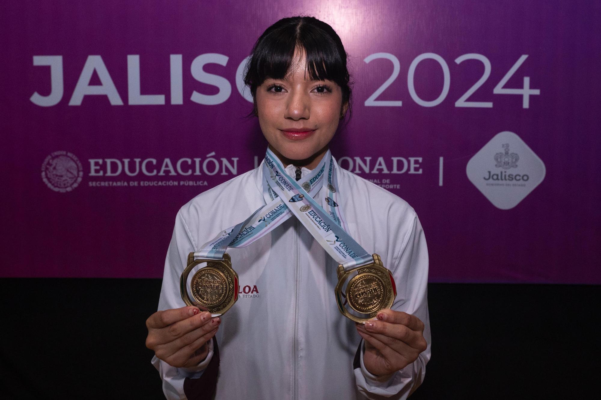 $!Selección sinaloense de karate sigue en plan grande y suma 5 medallas más en Nacionales Conade