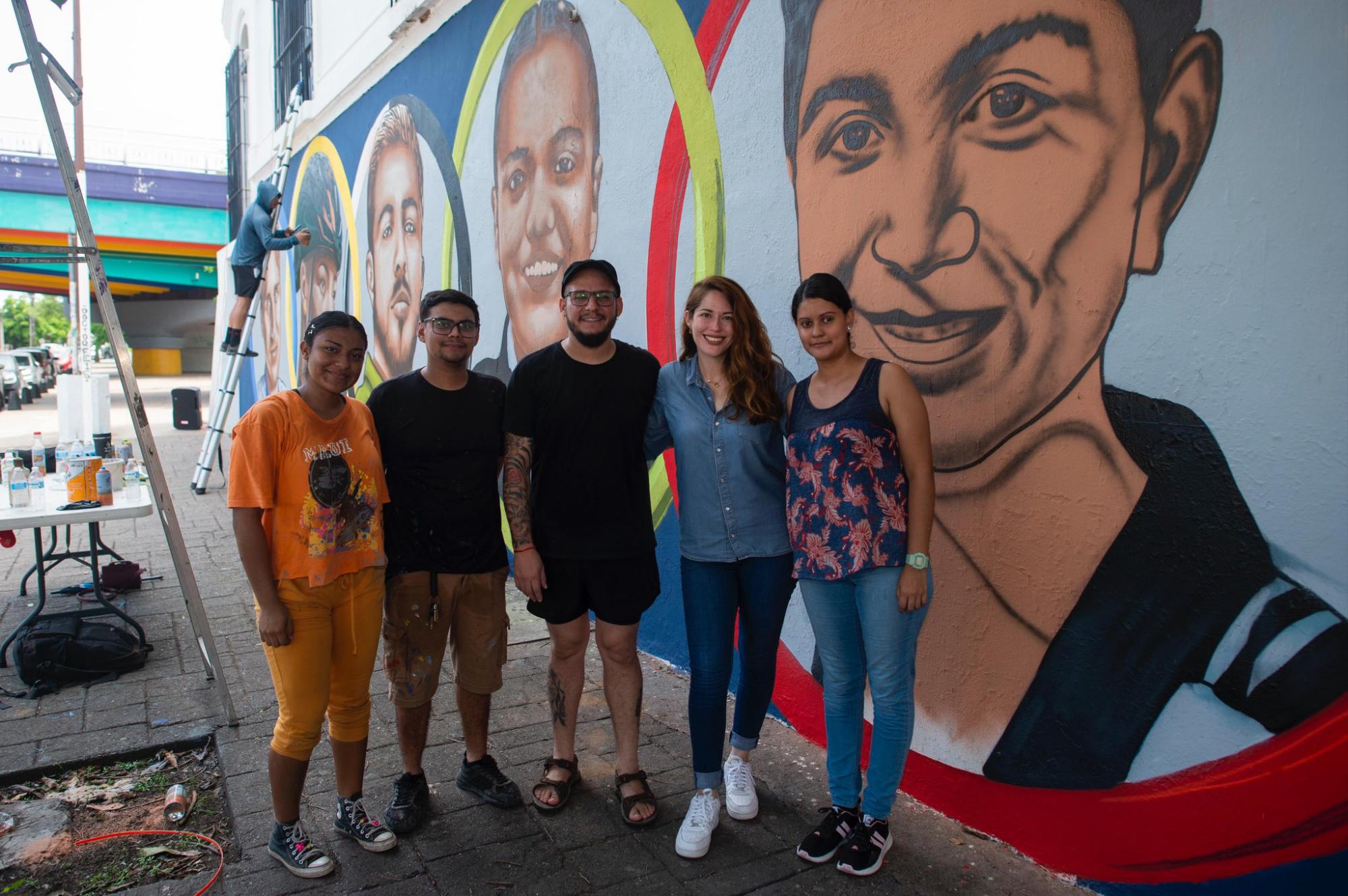 $!Marco Verde visita mural en su honor, en Culiacán