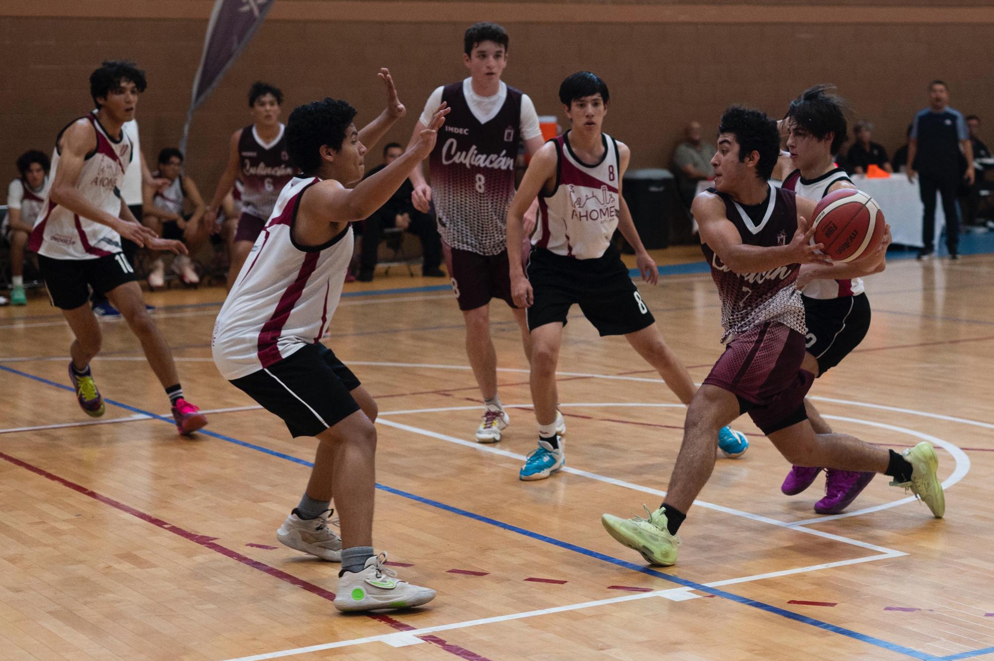 $!Culiacán y Ahome se reparten el oro varonil del estatal de baloncesto