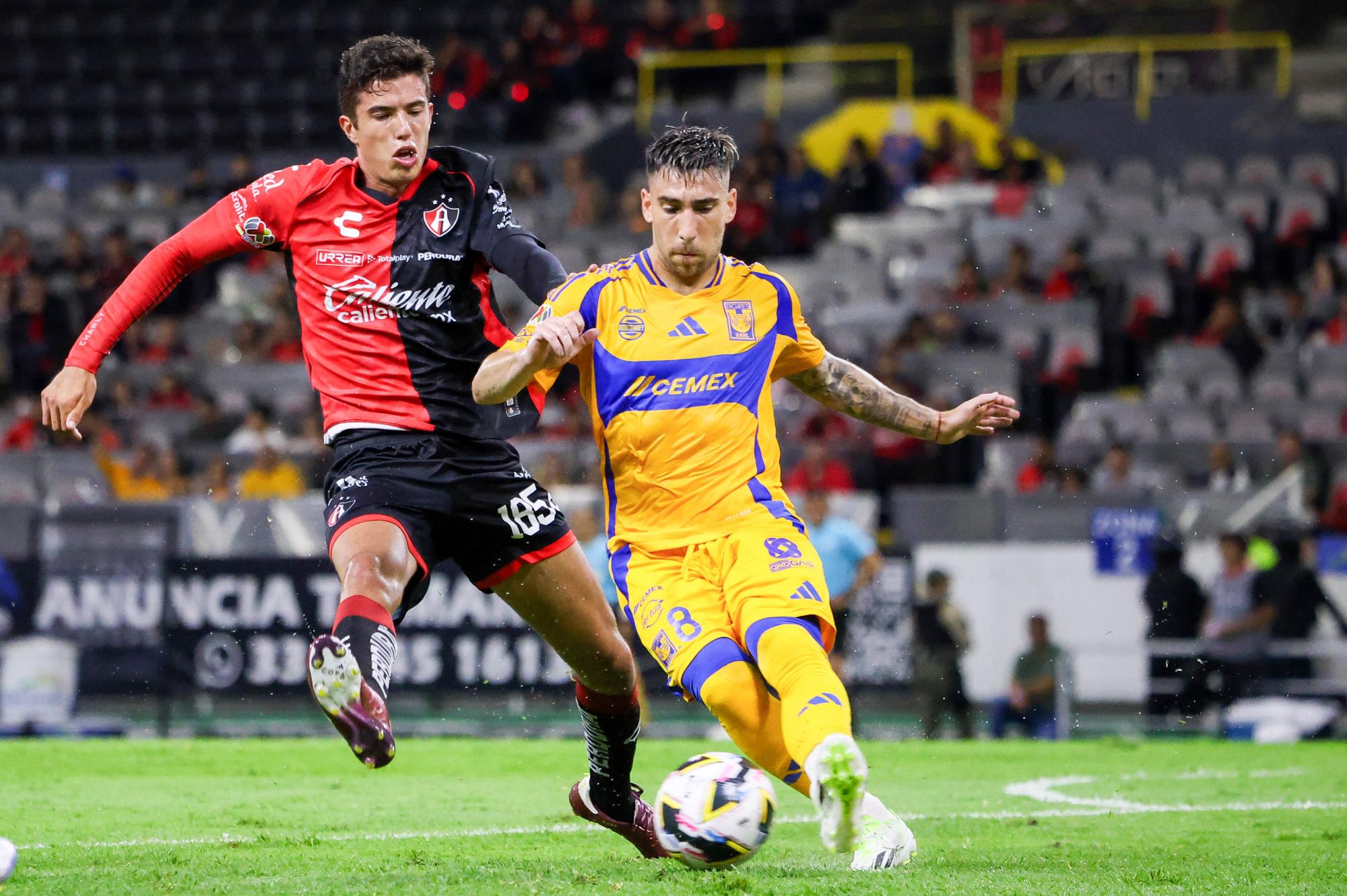 $!Atlas y Tigres reparten puntos en el Jalisco