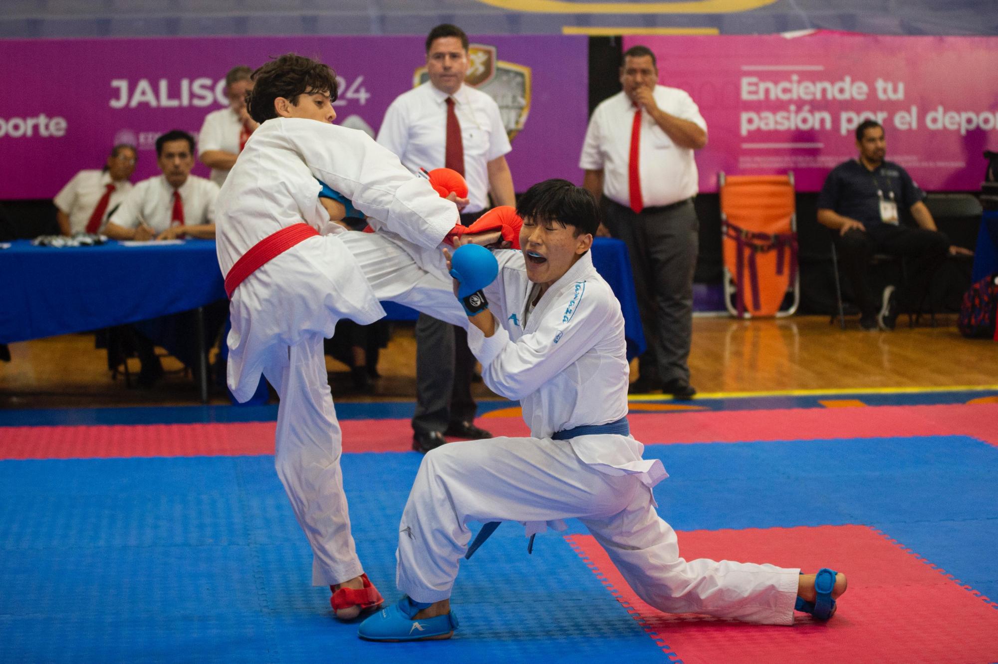 $!Jornada de tres oros para Sinaloa en el karate de los Nacionales Conade