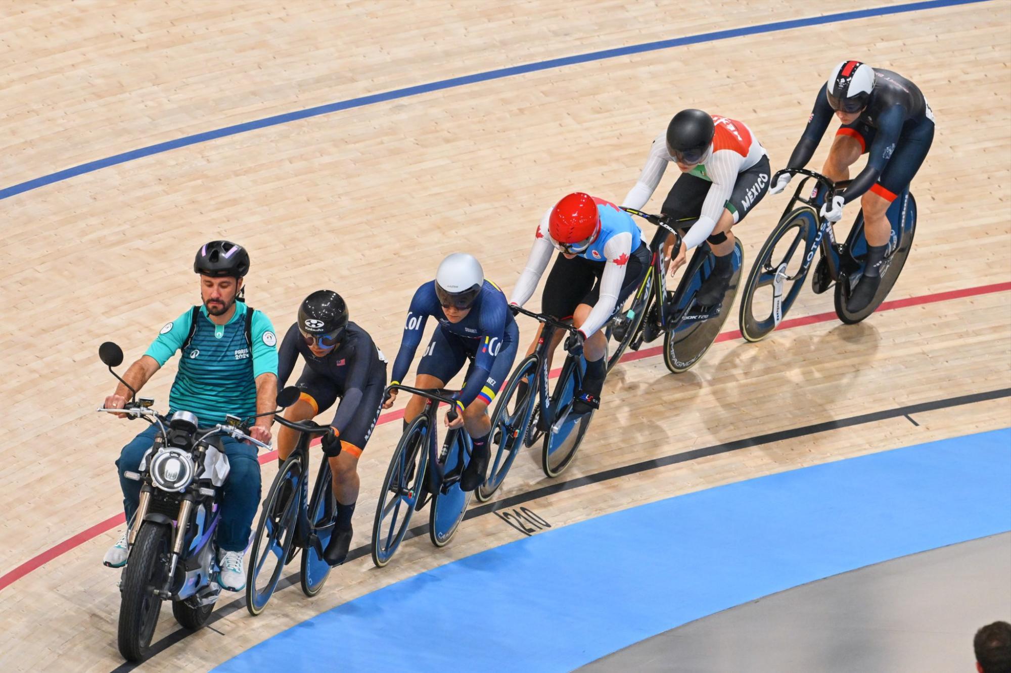 $!Sinaloense Luz Daniela Gaxiola avanza a cuartos de final en ciclismo en París 2024