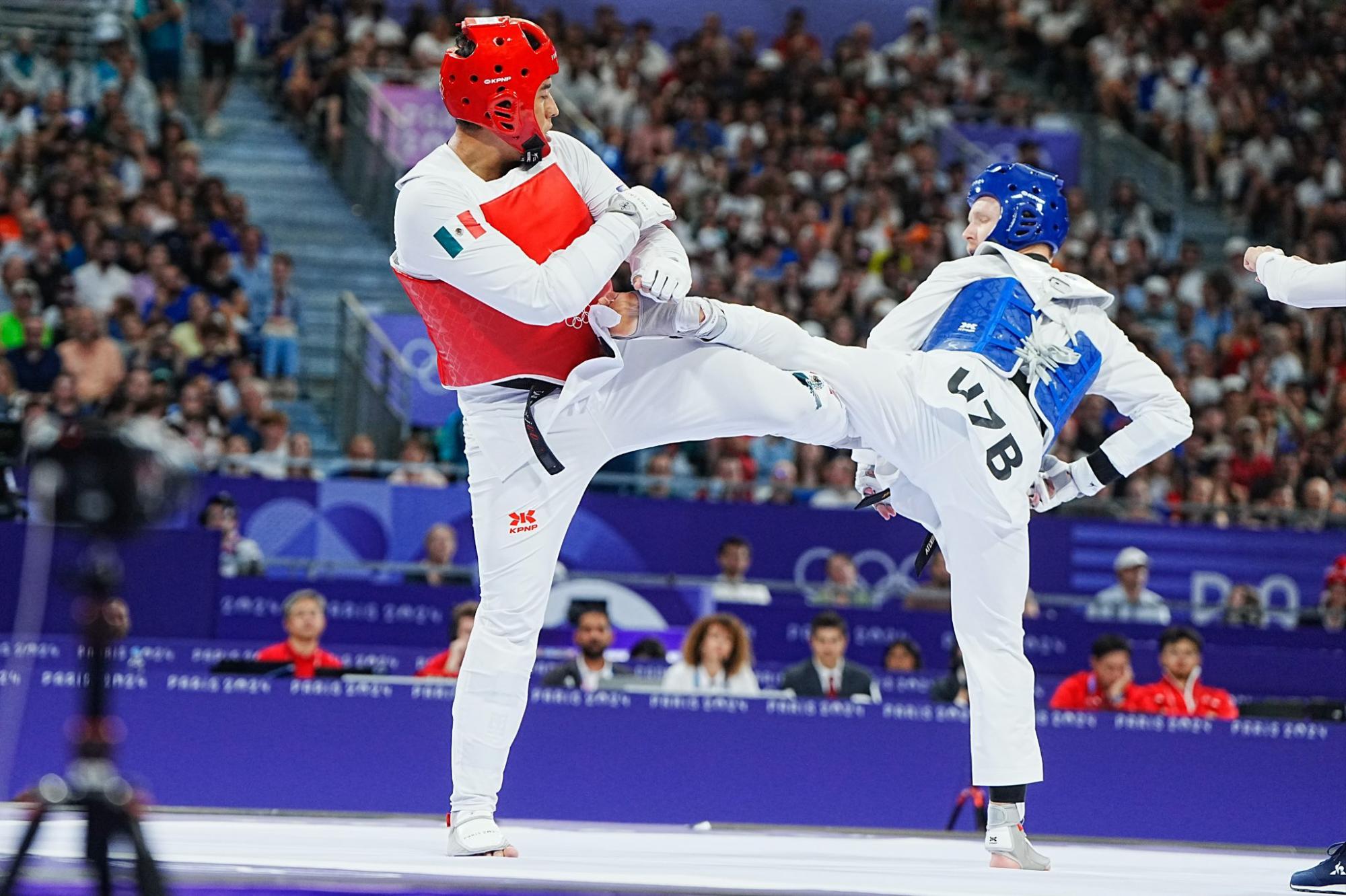 $!Carlos Sansores pierde el bronce en taekwondo en París 2024