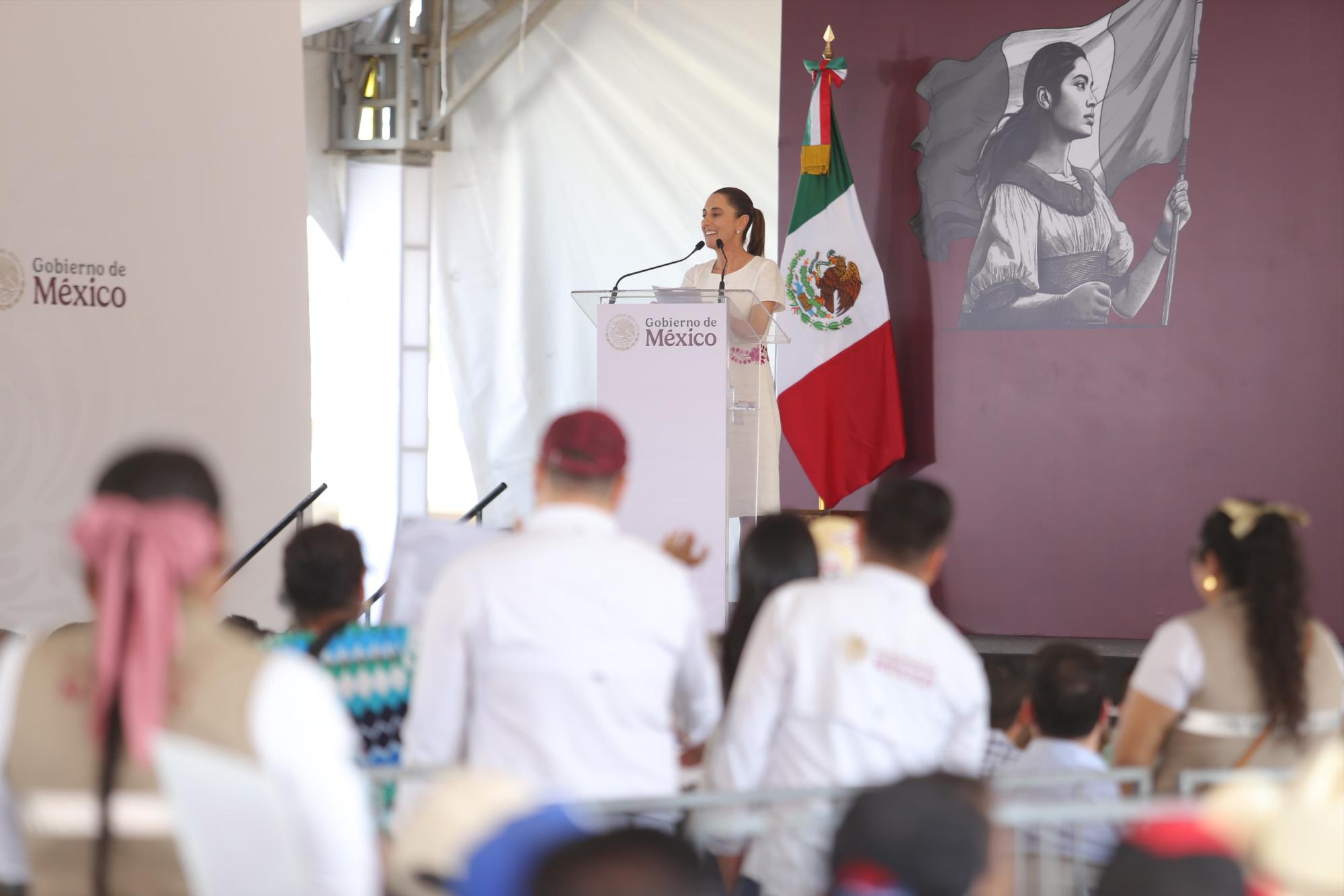 $!Mazatlán recibe a Claudia Sheinbaum en su primera gira de trabajo a Sinaloa